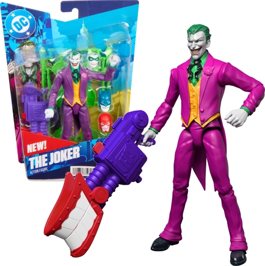 Mattel DC Comics Figur Joker 17 cm mit Zubehör