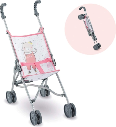 Corolle zusammenklappbarer Puppenwagen für Puppen 36–42 cm rosa