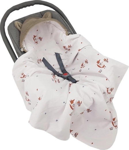 Sichere Befestigung in der Babyschale