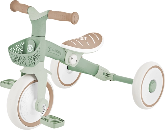 Lern-Dreirad 2in1 Plus Ecologic – ökologische Kinder-Dreirad/Balance-Bike in Pistazie