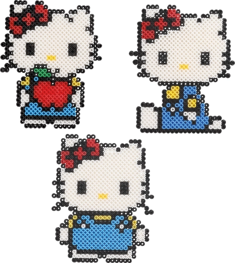 Hello-Kitty-Bügelperlen-Set für Kinder