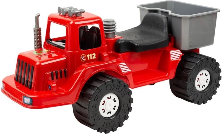 Kinder-Feuerwehr-Rutscher BAYO Feuerwehrleute 70 cm – rot
