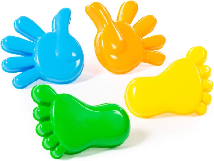 Kreative Hand- und Fußabdrücke