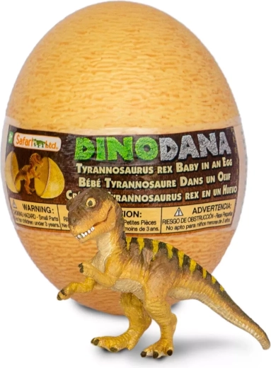 Safari Ltd. Figur eines T-Rex-Babys mit Ei mit erweiterter Realität
