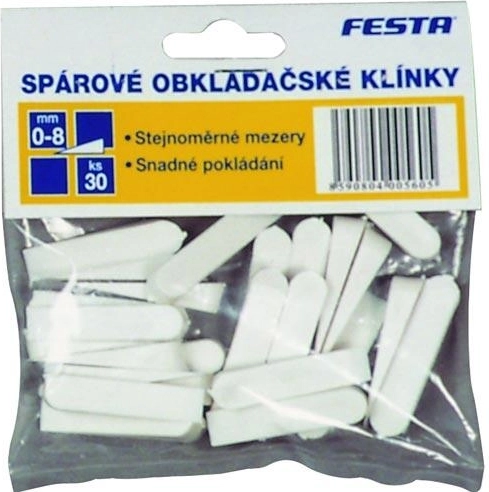 Fliesenleger-Kunststoffkeile 0–4 mm, 100 Stk. FESTA