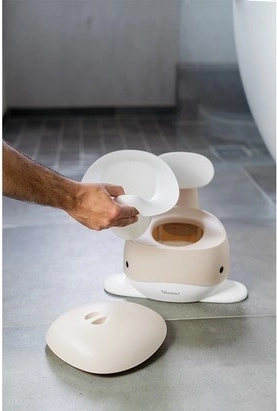 Herausnehmbarer Einsatz für einfache Reinigung