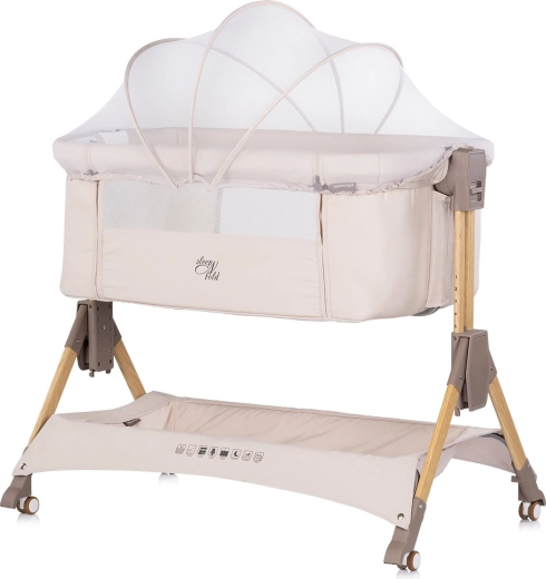 Chipolino Beistellbett SleepNFold 2v1 cashmere