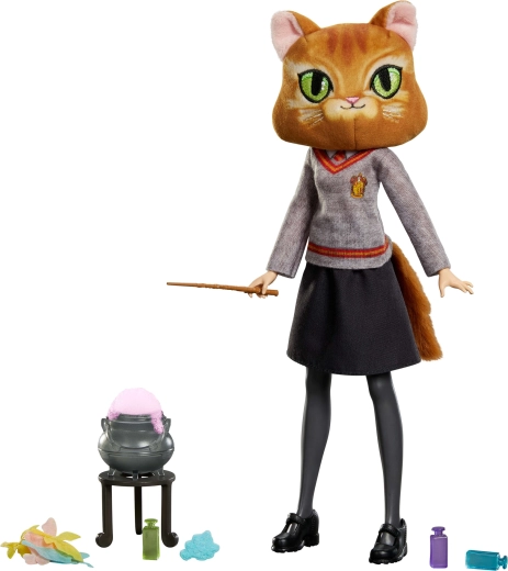 Bewegliche Puppe in Hogwarts-Uniform