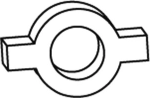 Jamara Radmitten für Kinderfahrzeug (Set 4 Stk.)