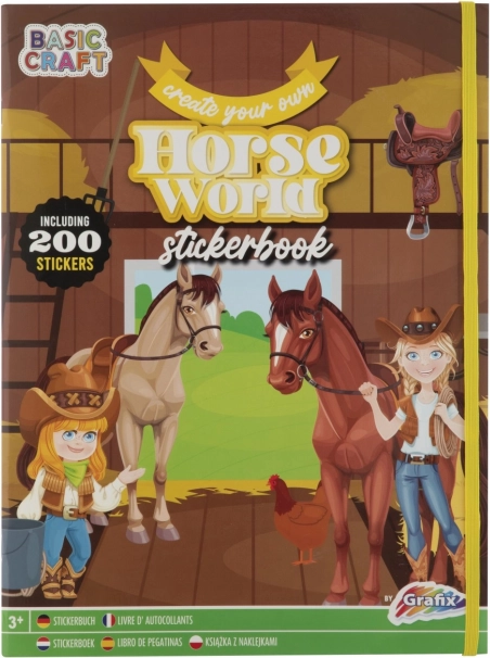 Magisches Stickerbuch – Pferde, 200 Sticker