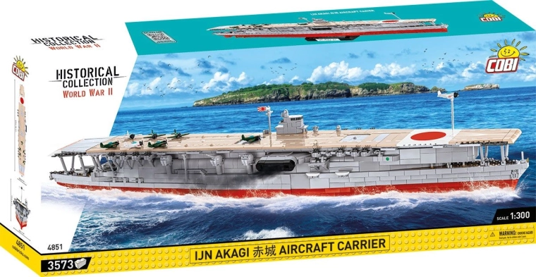 Cobi IJN Akagi Flugzeugträger 1:300 (3573 Teile)