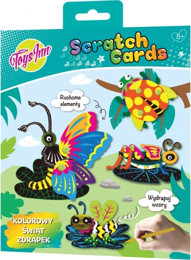 Kratzer-Set – Insektenbilder für Kinder