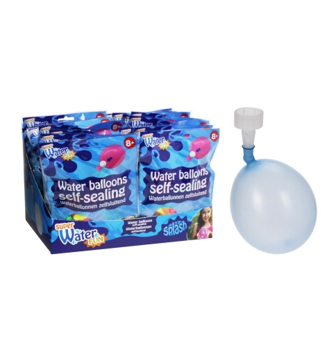 Selbstverschließende Wasserballons – schnelles Befüllen ohne Knoten, Farbmix (75 Stk.)