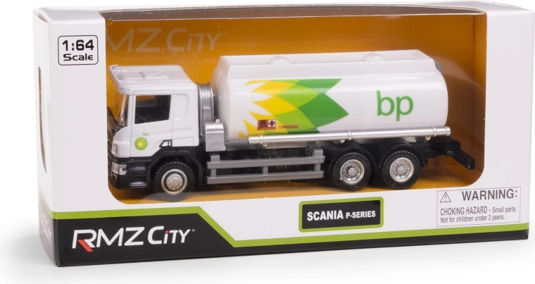 Modell des BP-SCANIA-Tankwagens 1:64 RMZ City