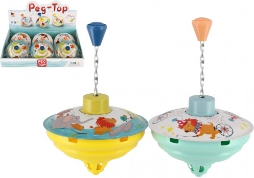 Drehkreisel mit einem Durchmesser von 12 cm - Metallausführung in 2 Farben