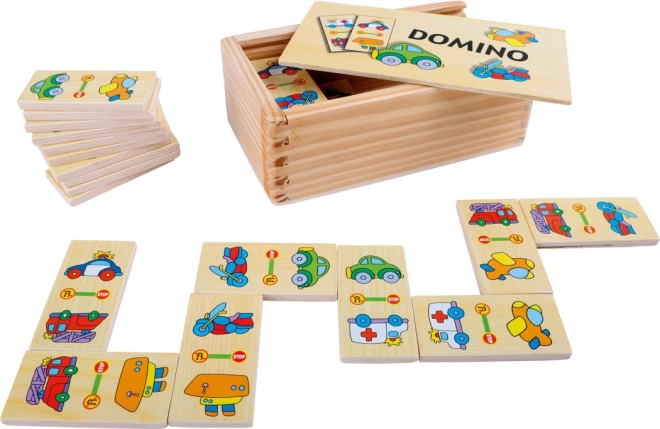 Small Foot Domino in Holzschachtel