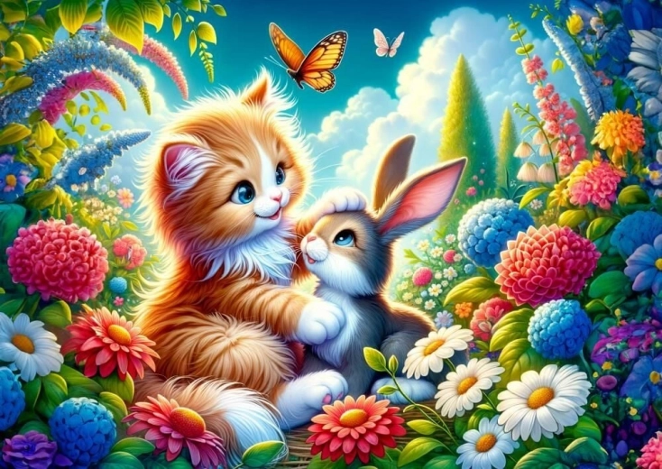 Puzzle Brüderchen Häschen 25 Teile