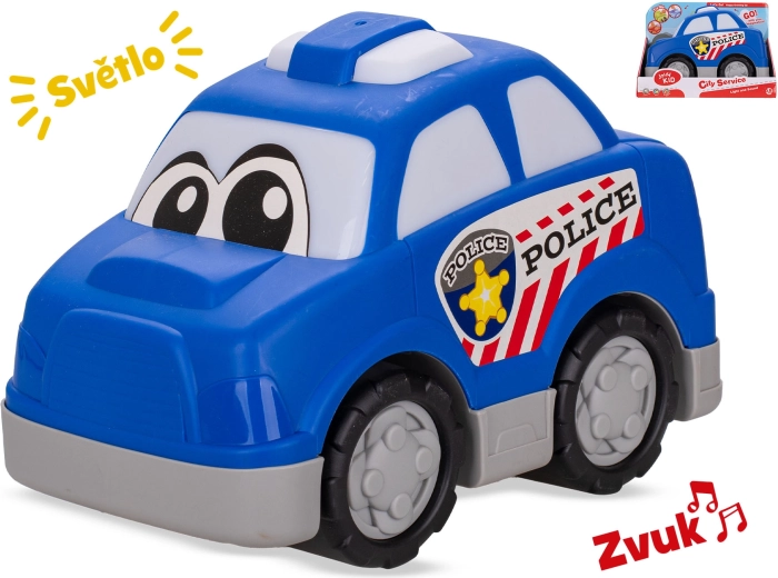 Polizeiauto mit Licht- und Soundeffekten 24,5 cm