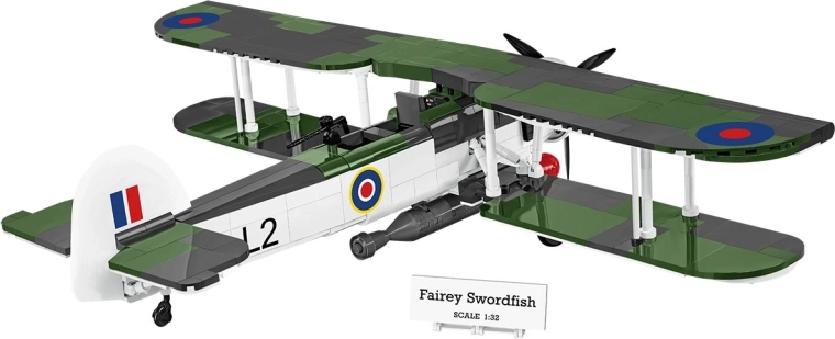 Detailreiches Fairey-Swordfish-Modell im Maßstab 1:32