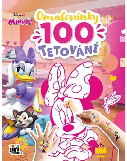 Malbuch und 100 Tattoos Minnie