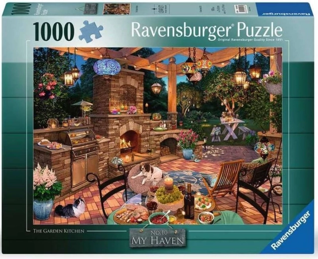 Ravensburger Puzzle My Haven: Gartenküche 1000 Teile