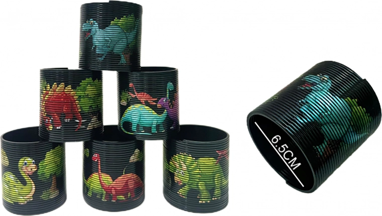 Feder mit Dinosaurier-Motiv
