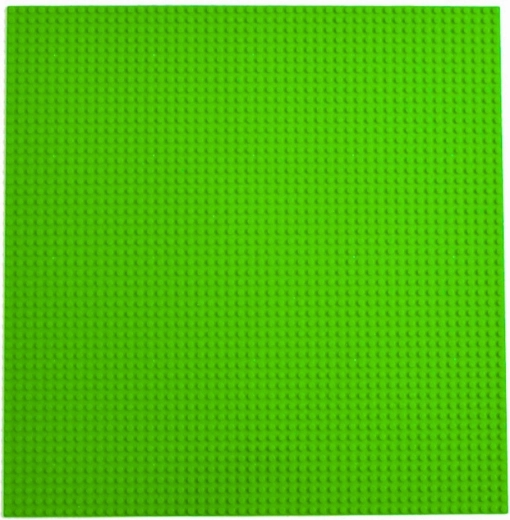 Baubasisplatte für Bausteine, grün, 40 × 40 cm
