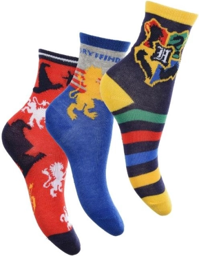 Set mit 3 Paar Harry-Potter-Socken