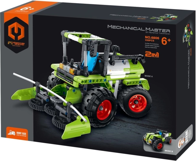 Bausatz iMaster Mechanical Master Mähdrescher und Geländewagen 2-in-1, 335 Teile