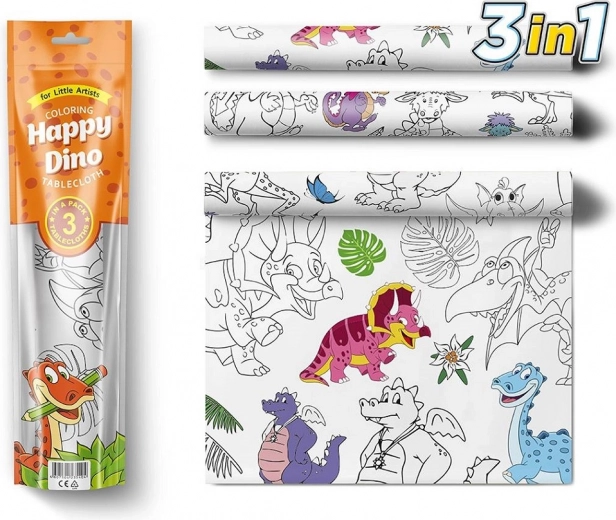 Pexi Malschränke - Glückliche Dinosaurier