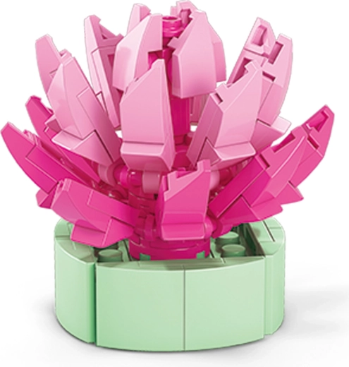Baustein-Set Blume im Blumentopf – Mini-Pflanzen aus Bausteinen