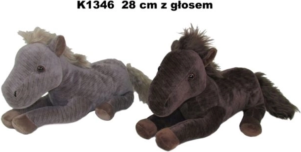 Plüschpferd mit Sound 28 cm