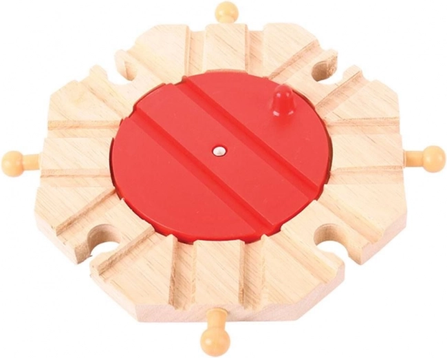 Drehscheibe mit 8 Ausfahrten Bigjigs Rail