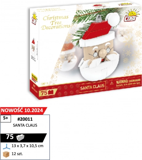 Cobi Bauset Weihnachtsmann Weihnachtsbaumschmuck