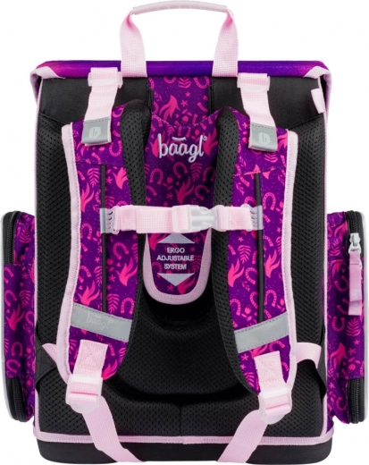 Ergonomische Schultasche mit verstellbarem Rückenteil