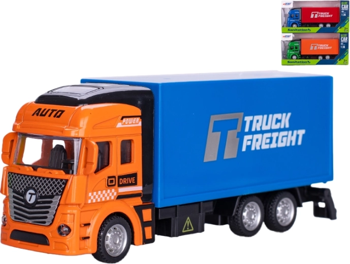 Metall-Lkw 1:36 mit Rückzug, 19,5 cm