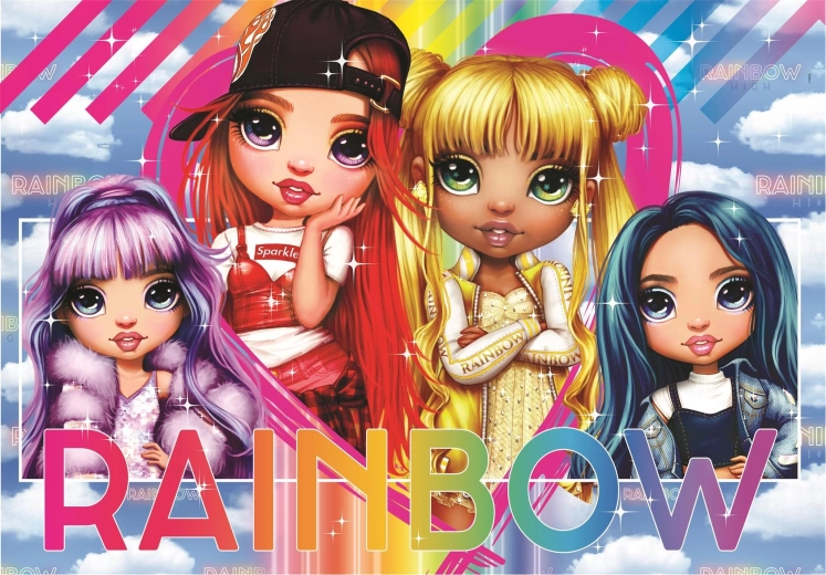 Clementoni Puzzle Rainbow High 180 Teile