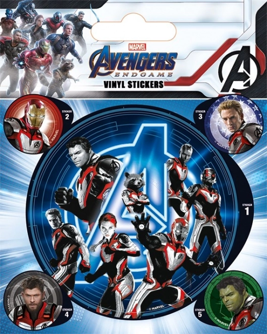 Aufkleber mit Avengers-Motiven