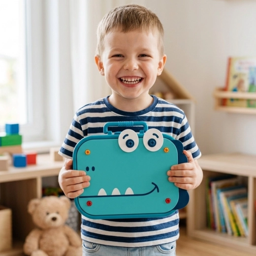 2-in-1-Koffer zum Spielen und Aufbewahren