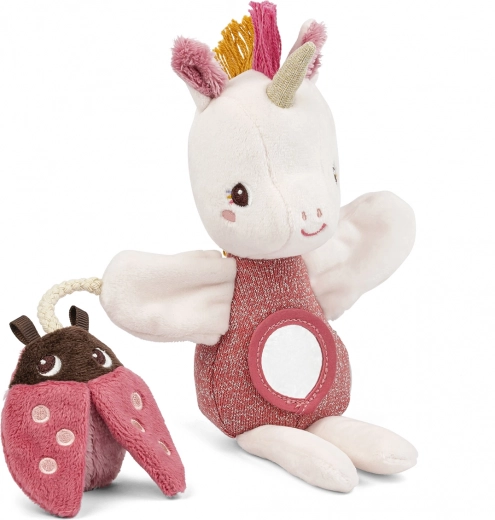 Lilliputiens Handpuppe Einhorn Lena mit Aktivitäten
