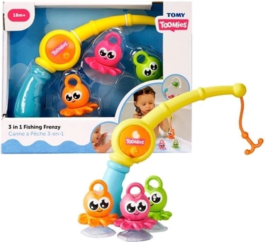 Tomy Toomies Angelrute für Bad-Oktopusse 3-in-1