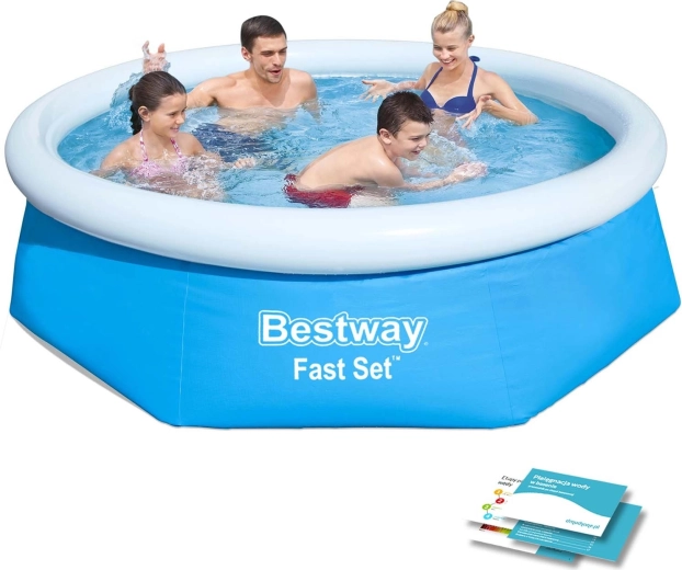 Aufblasbarer Pool Bestway Fast Set 244 × 61 cm