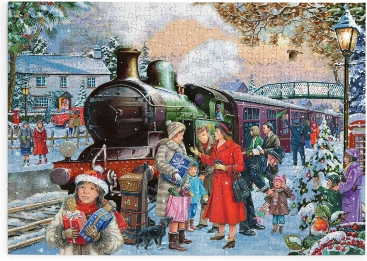 House of Puzzles Weihnachten zu Hause – Puzzle mit 500 extra großen Teilen