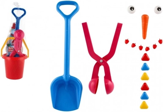 Set zum Bau eines Schneemanns für Kinder