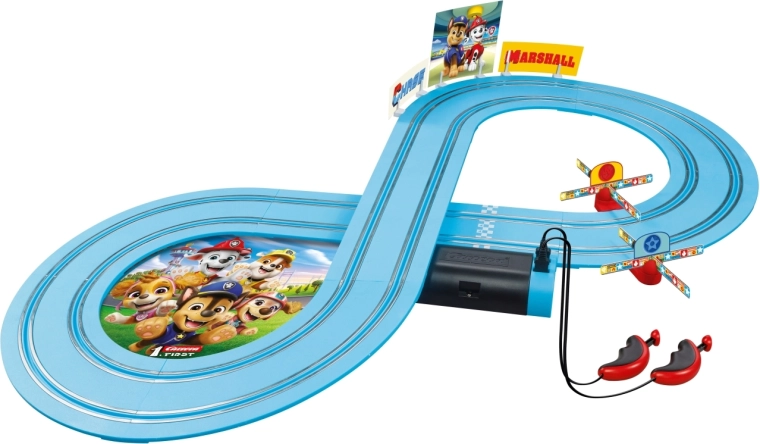 Rennbahn voller Spielelemente
