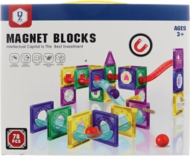 Magnetische Kugelbahn 78 Teile