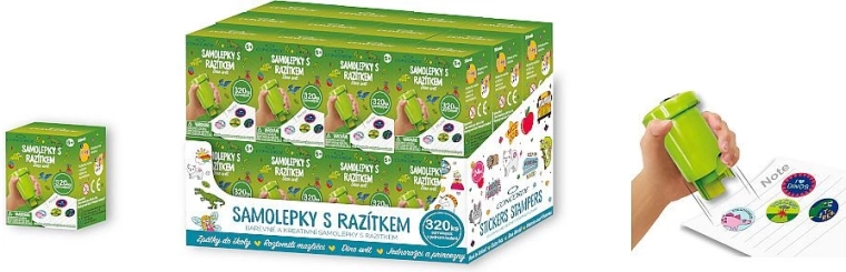 Sticker mit Stempel CONCORDE Dino-Welt – Set 320 Stk.