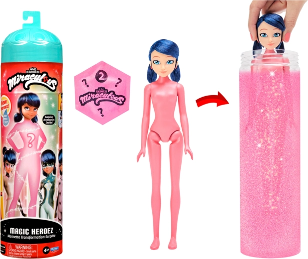 Miraculous Magic Heroez Puppe Marinette mit magischer Verwandlung und Zubehör