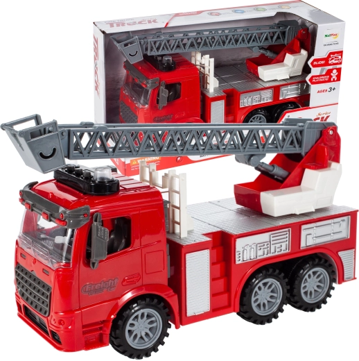 Feuerwehrauto mit ausziehbarer Leiter