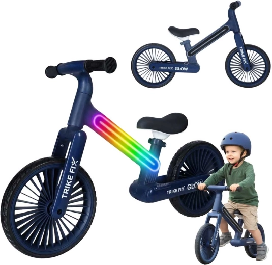 Laufrad TRIKE FIX GLOW LED – Marineblau